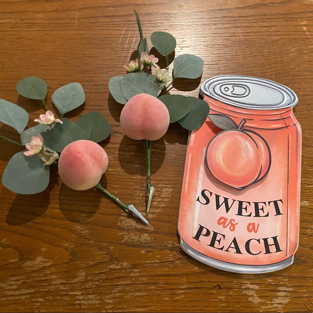 Peach Themed Decor